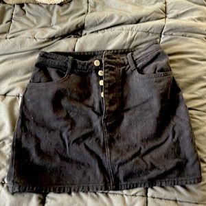 Brandy Melville denim black skirt